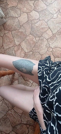 Schoolgirl in a Summer Dress Masturbates