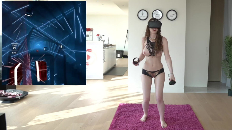 Piper Blush: Gaming in Lingerie!