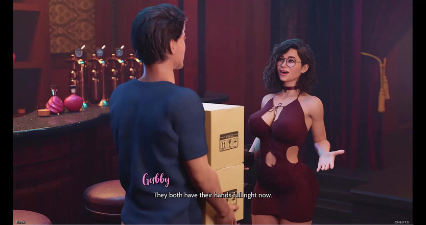 Johannes Gaming: フレッシュウーマン#8 - フレッドとサイモンはチャットをし、サイモンはギャビーを助け、ギャビーは彼が彼女を助けた後、犯された