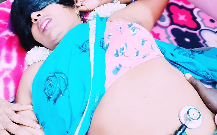 Telugu honey lips: Секс индийского доктора и пациента. Красивая домохозяйка Сари, к сожалению, трахает доктора дези. Телугу грязные разговоры.