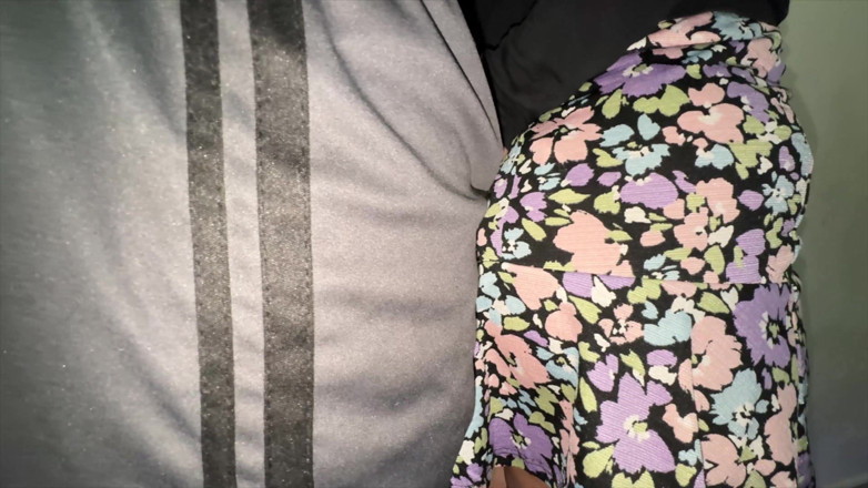 CoupleOfHotSins: You Can See It When She Strokes the Stranger's Penis