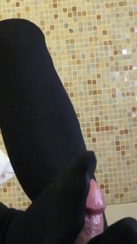 Footjob in Horny