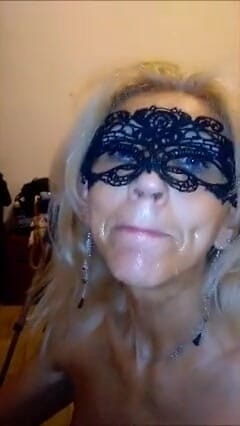 Lady Gina Mature Slut: Gina Likes to Drink Cum