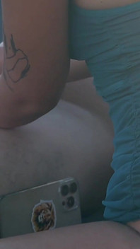 Incredibly Hot and Intense Open Air Sloppy Handjob with Oil and Balls Massage From a Real Amateur College Girl with Lots of Cum