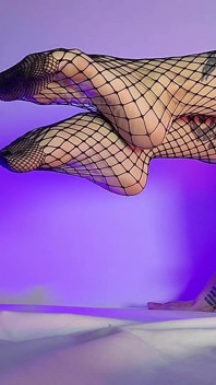 Footfetish Fishnet Stockings