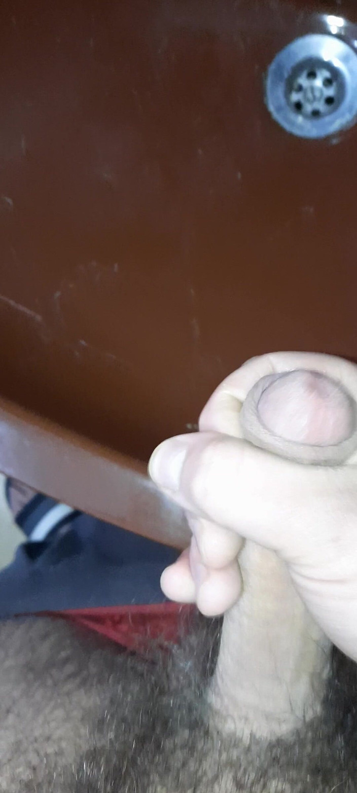 Grillmaster: Masturbazione media di cazzo bianco