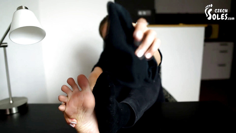 Czech Soles - foot fetish content: Webbkamera fotgudinna POV