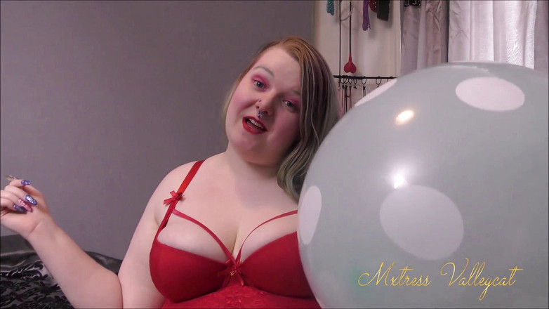 Mxtress Valleycat: 풍선은 내 엉덩이 아래에 갈 가져옵니다 - 당신은하지 않습니다