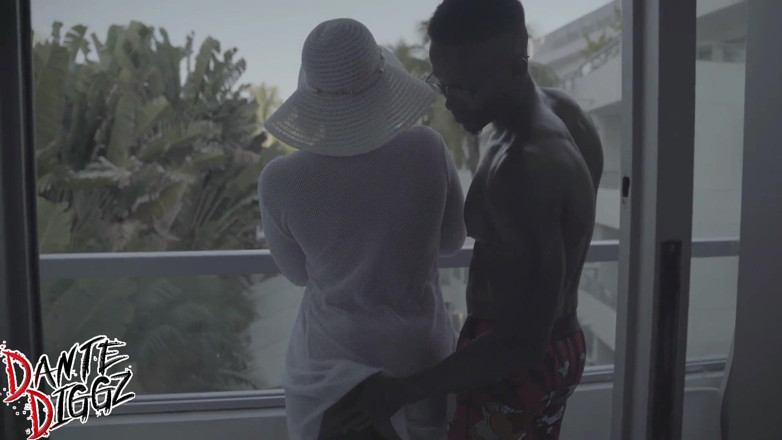 Dante Diggz Media: Big Booty Latina Shanice Luv Gets a Balcony BBC Dick...