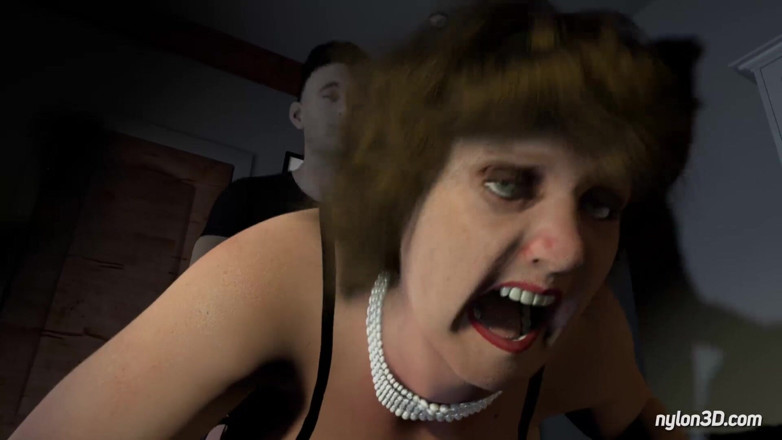 N3D animation: Granny loves cock