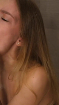 Pleasuring Myself in the Shower with a Big Dildo