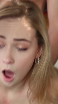 Perfect Body Blonde Studies with Her Tutor's Big Dick