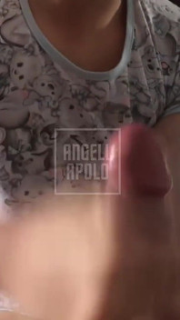 Blowjob with Male Squirt. My Wife Sucked Me in the Morning with Her Velvet Mouth