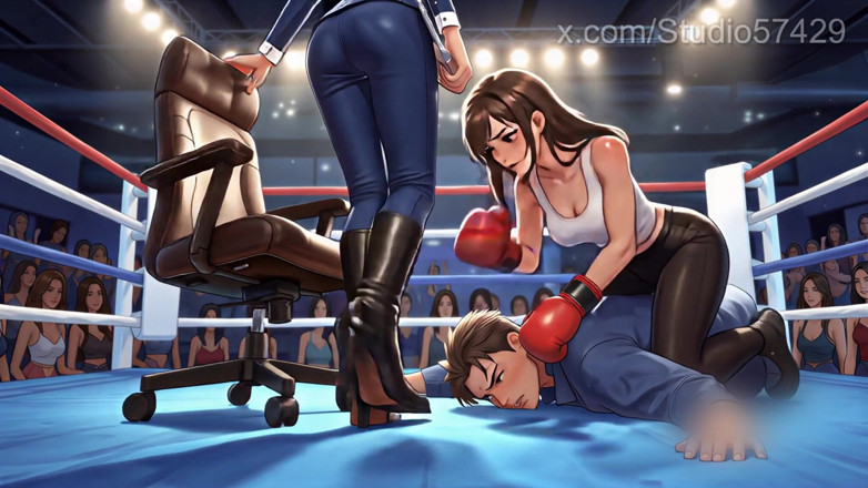 Studio 57429: Femdom Boxing Promoter, Public Boot Worship and Punishment