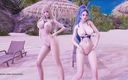 3D-Hentai Games: [MMD] Girl&amp;#039;s Generation - Holiday Ahri Kaisa hot nude dance league...