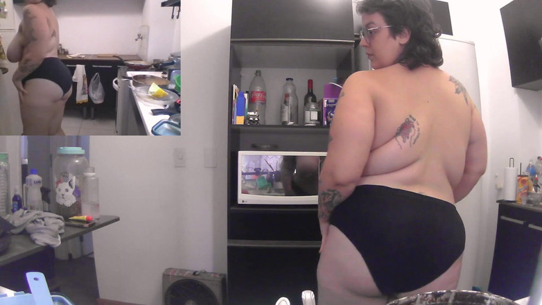 alucidfever: Doing the Dishes with My Saggy Tits Out
