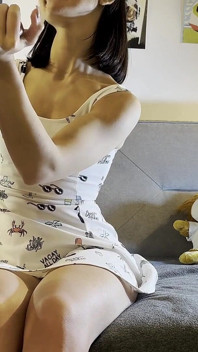 Accidental Cum with Double Cumshot Handjob From the Hottest Skinny Brunette Babe Working on Big Cock