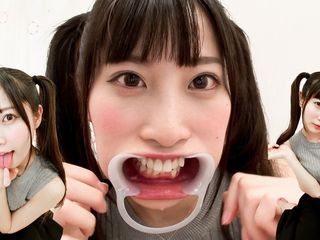 Japan Fetish Fusion: Wrapped in Momonyan&#039;s Overflowing Saliva and Pink Tongue! Tongue and...