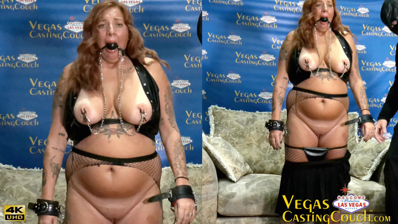 Vegas Casting Couch: Ginger James - cur sado-maso - pizdă agățată-mașină de futut- Baghetă - Clitoris...
