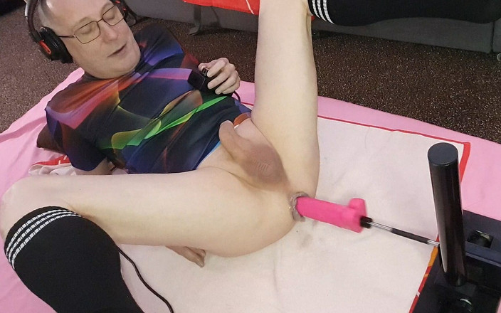 Mike Essex: Velký penis dilf anální dildo šukání a masturbace