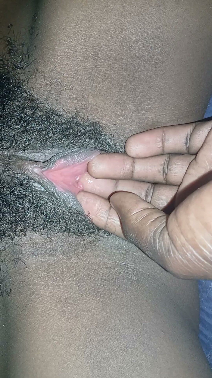 Lezzycum: Skinny Girl Friend Spreading Her Hairy Pussy to Make My...