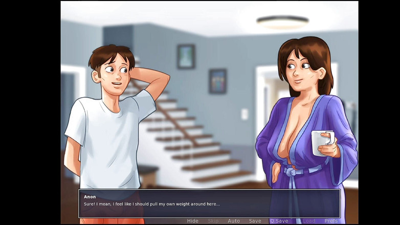 Lana Game plays: サマータイムサーガパート5 - 熟女は私に彼女の巨大なお尻を見せた