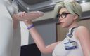 Velvixian 3D: Overwatch Mercy - aftrekken x pijpbeurt