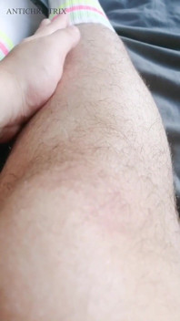 All Natural Leg Tease Hairy and Sensual