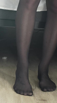 Mijn nylons vallen eraf