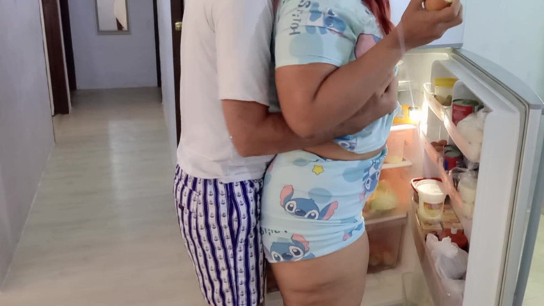 Gina Halime: Big Ass Stepmom Gets Fucked Unexpectedly While Checking Her Fridge