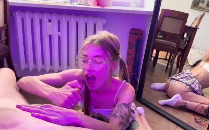 Bunny Rabbits: Asked My Friend to Check How I Give a Blowjob