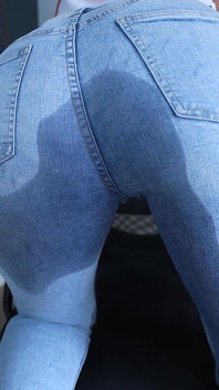 Seducing My Coworker with Wet Jeans