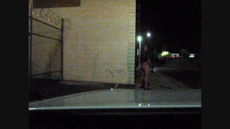 The porky pervert: Gece kaldırım boşalması