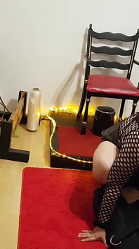 The Slave in the Leather Bondage Sack Part 2