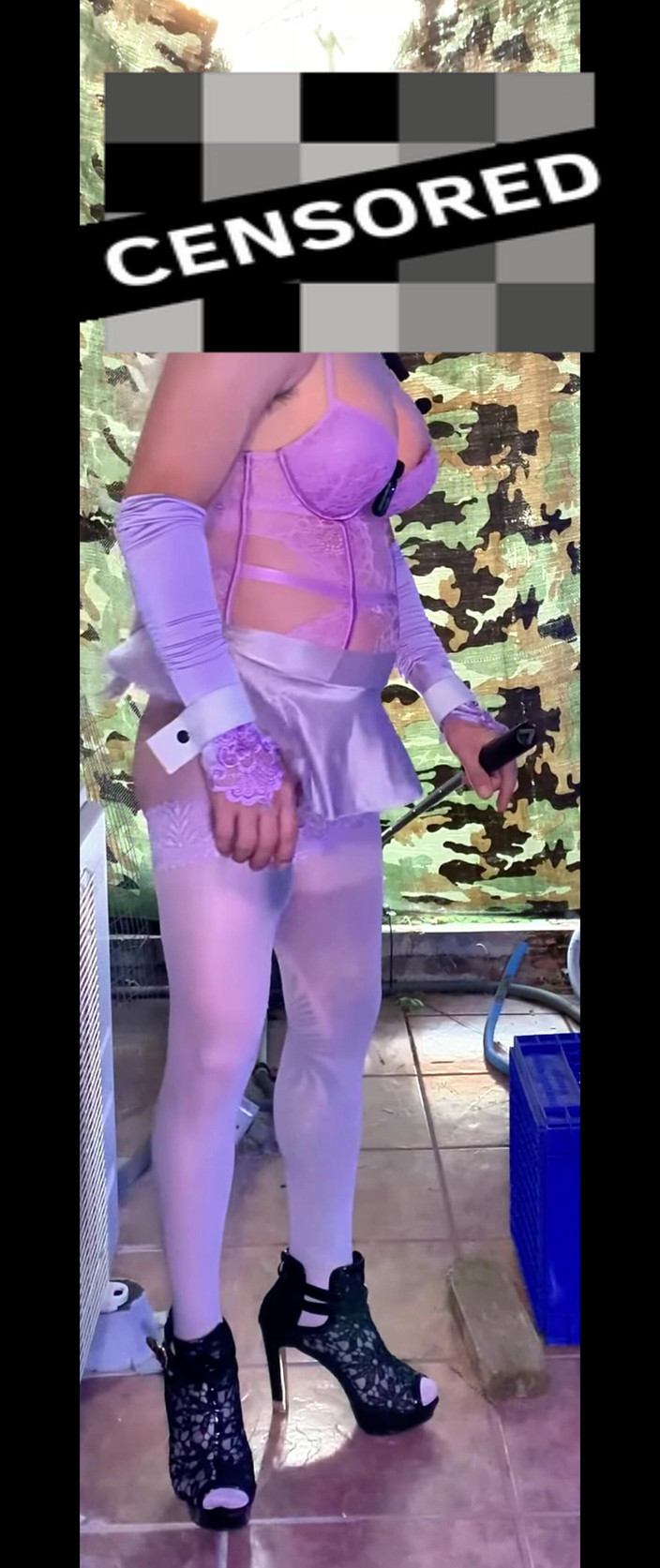 Benito414: TS 人妖美丽的屁股在性感丝袜