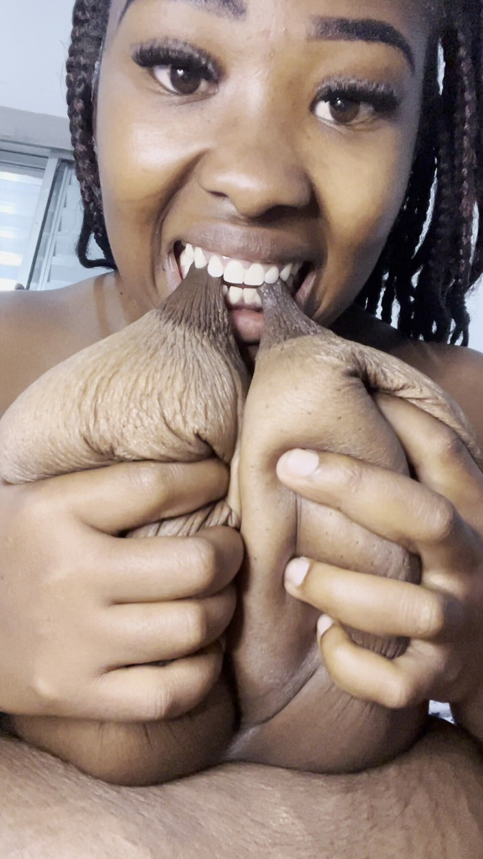 Angel Big B: Biting My Giant, Delicious Boobs