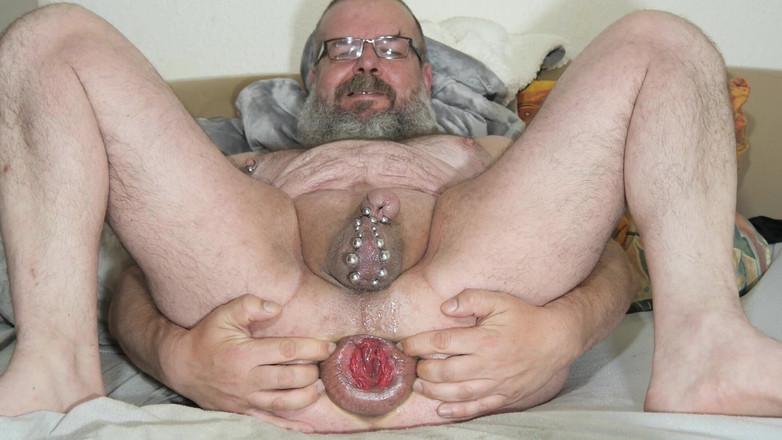 Qualzucht: Extremes analdehnung mit plug und ball