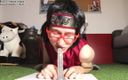 RosalinaxGirl: Sarada, pieds et cul, jeu de cosplay piège, teaser