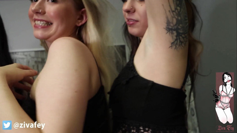 Ziva Fey: Ziva Fey - Armpit display with Larz, Skye, Mewchii, Jurnee, and...