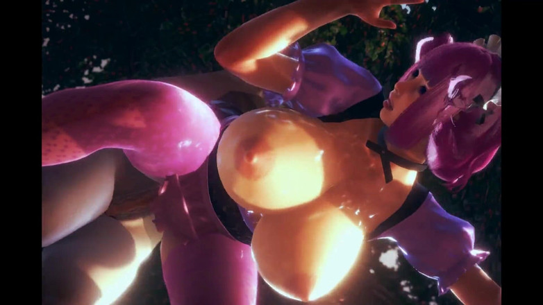 Games looper sex: Kokoro mucama mostrando sus enormes tetas - animación