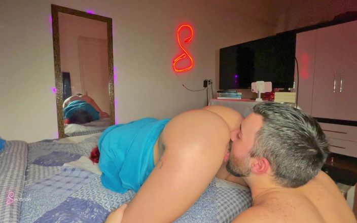 Sincroniah: En primer plano - en cuatro y vaquera, pareja amateur con...