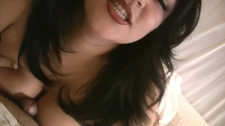 Cryptostudios: Plump brunette with humongous tits teasing and milking hard cock