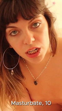 Analplay and Cumplay JOI - Self Facial Challenge