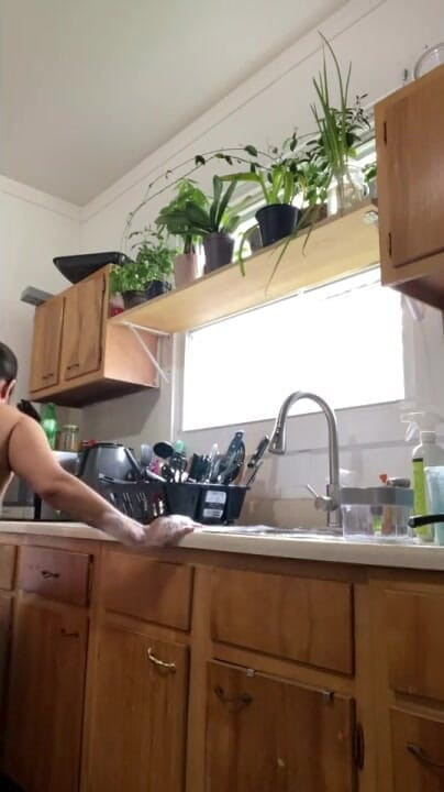 Porno angels: Housewife chores in the nude starring anna Maria Latina
