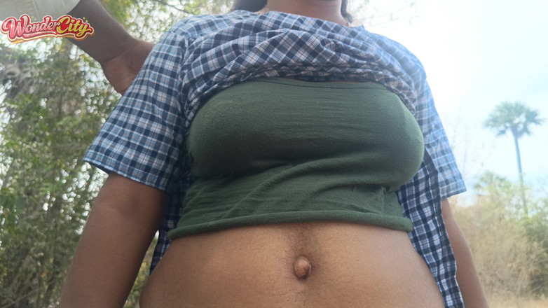 Inba: Tamil scuola ragazza nella foresta cazzo di lato