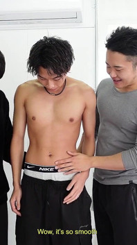 Asian Threesome Bareback