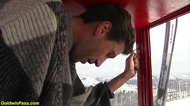 Goldwin pass: Stepdaughter fucked at the ski lift