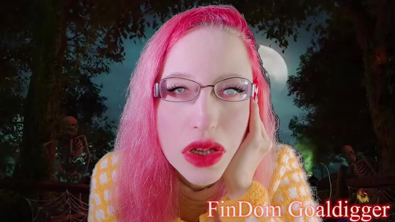 FinDom Goaldigger: Halloween nuts transformace penisu