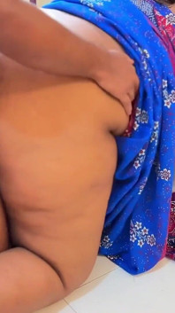 Tamil Stepaunty Without Blouse with Big Ass, When Washing Blouse Panty Then She Sucked My Cock and Fucked Me