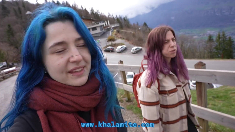 Khalamite: The Neighbor Surprises Us and Then Takes Us!! (vlog - French Threesome...